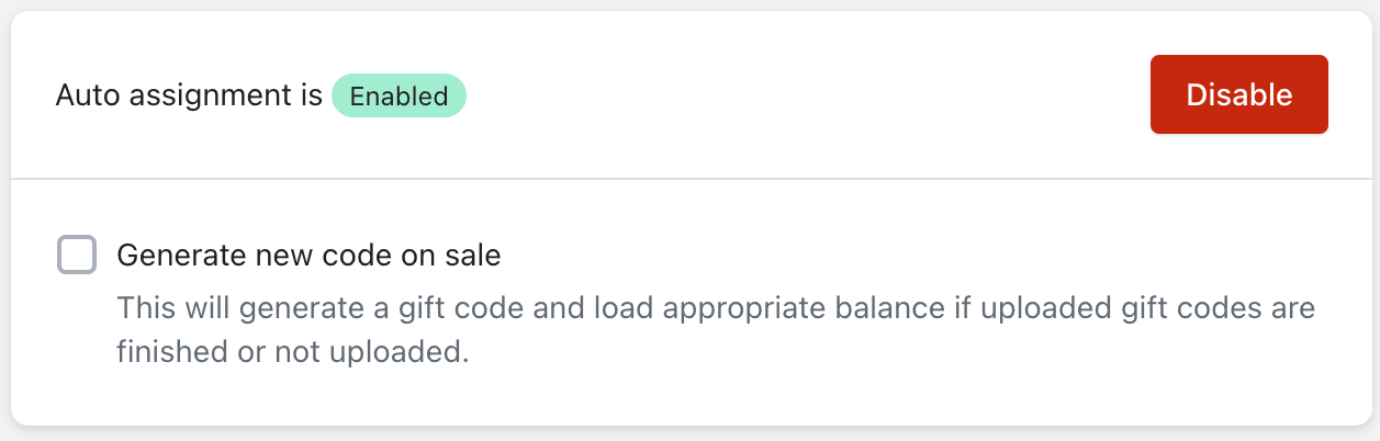 Auto-assignment toggle